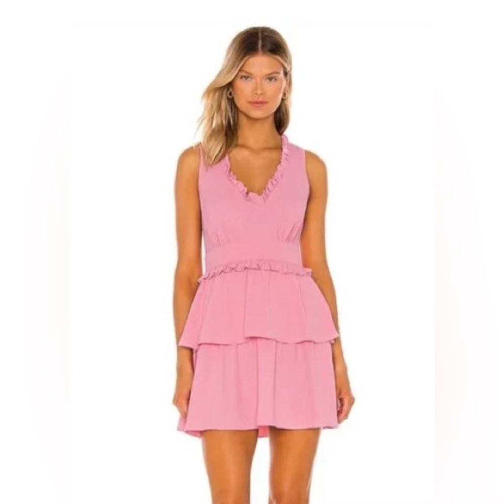 Revolve Amanda Uprichard Moneta Dress in‎ Bloom Pink NWT size Medium